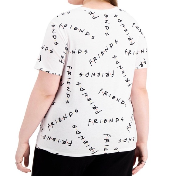 ⭐️⭐️ 2/$35 Love Tribe Trendy Plus Size Friends Graphic Print T-Shirt - Picture 2 of 4